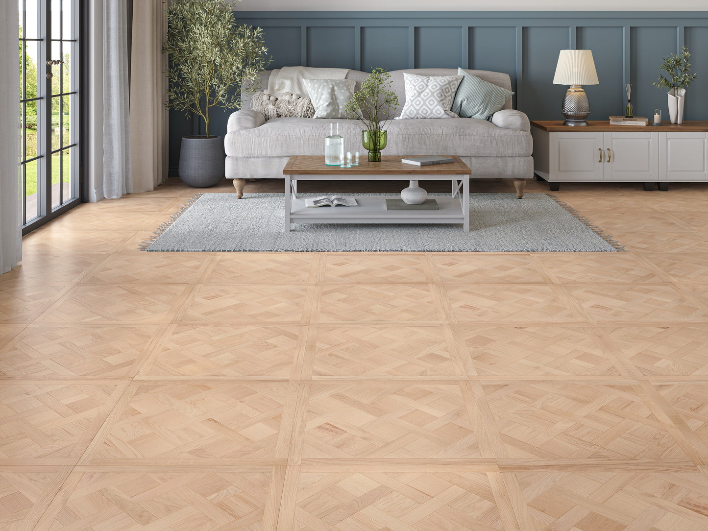 Oatmeal Oak Basketweave