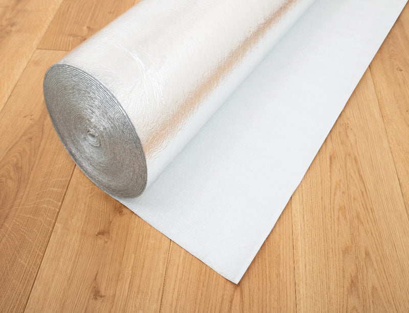 2mm Rubber with Silver Foil Underlay